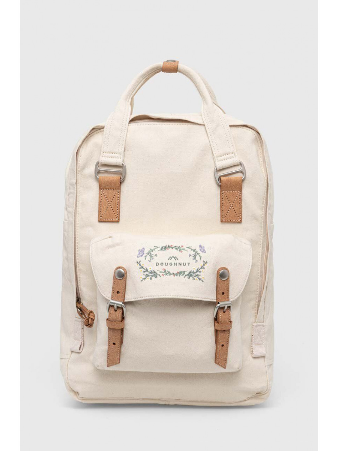 Batoh Doughnut Macaroon Large Sweetened Fantasy béžová barva velký s aplikací D011SF-0011